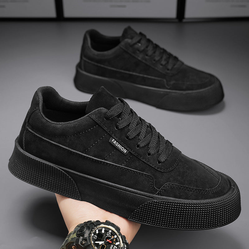 Step Up Your Style with Men's Casual Lace-Up Sneakers - Breathable Comfort for Walking and Running
