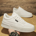 Step Up Your Style with Men's Casual Lace-Up Sneakers - Breathable Comfort for Walking and Running