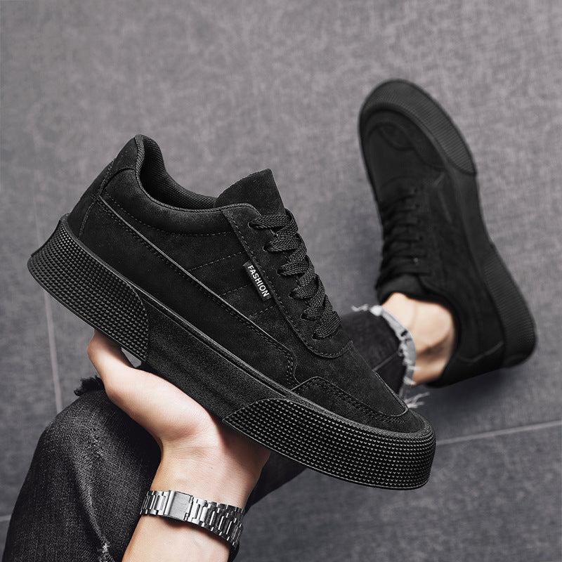Step Up Your Style with Men's Casual Lace-Up Sneakers - Breathable Comfort for Walking and Running