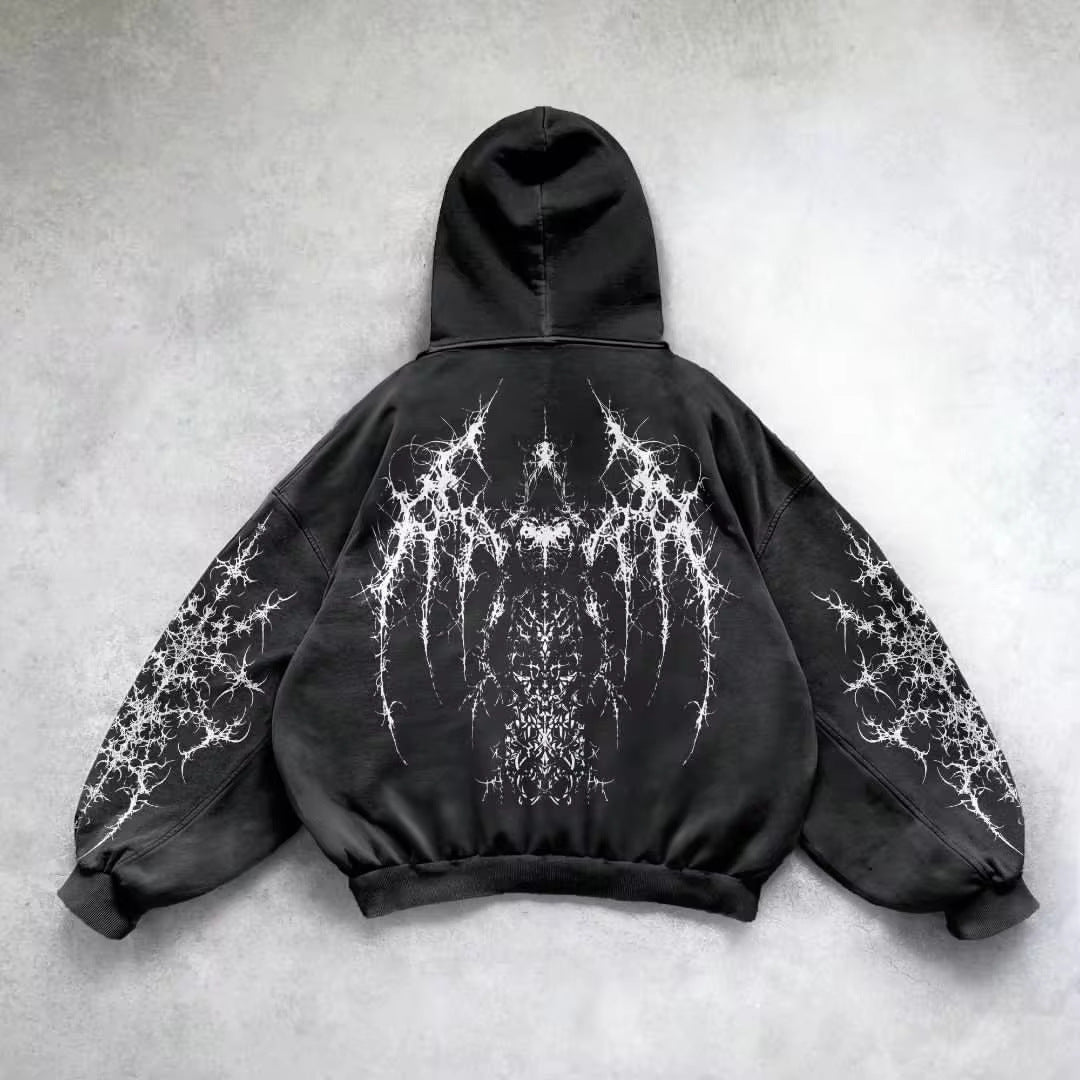 Cozy Up in Style: Versatile Printed Casual American Sweater Hoodie for Every Occasion