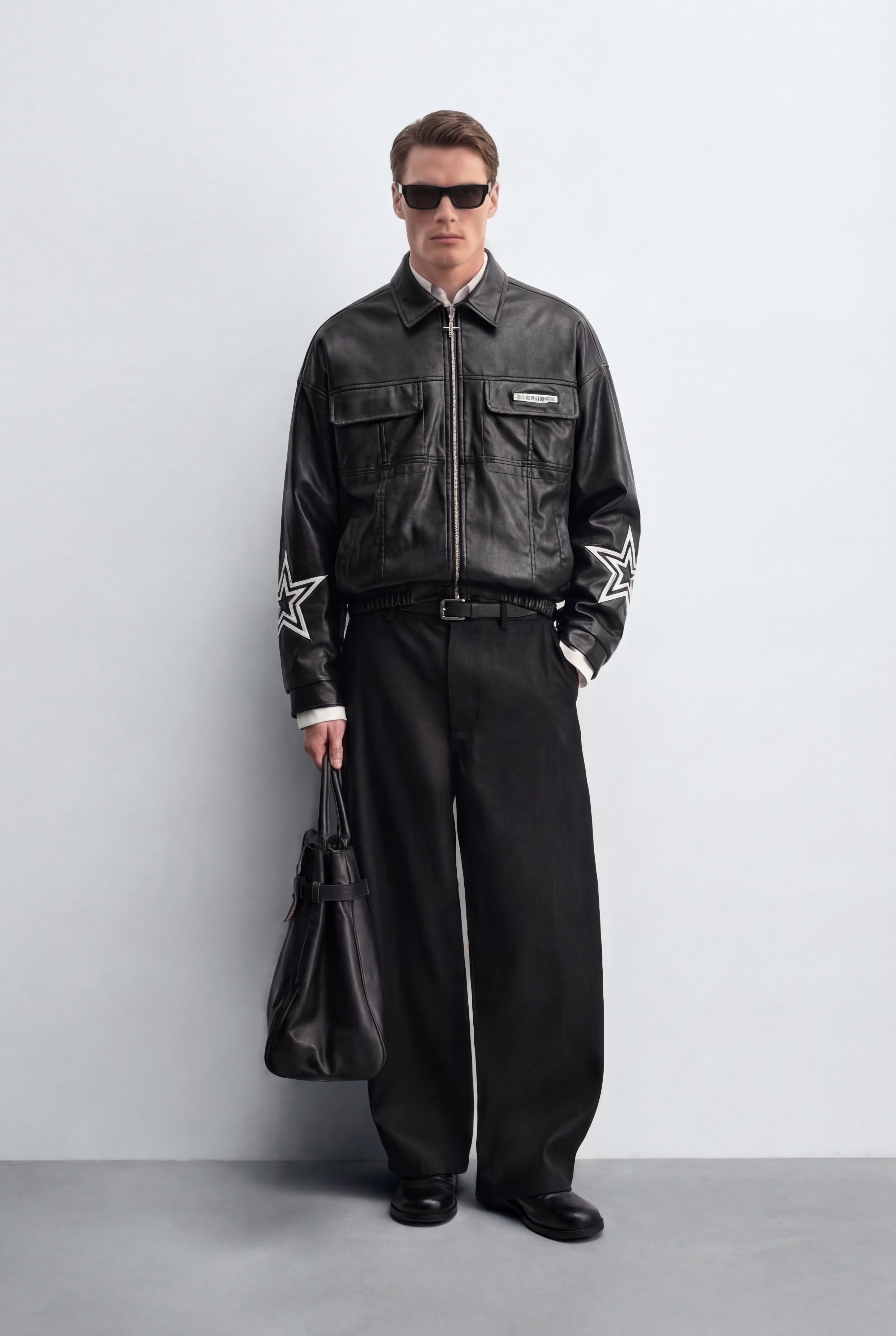 Vantix Moto Leather Jacket