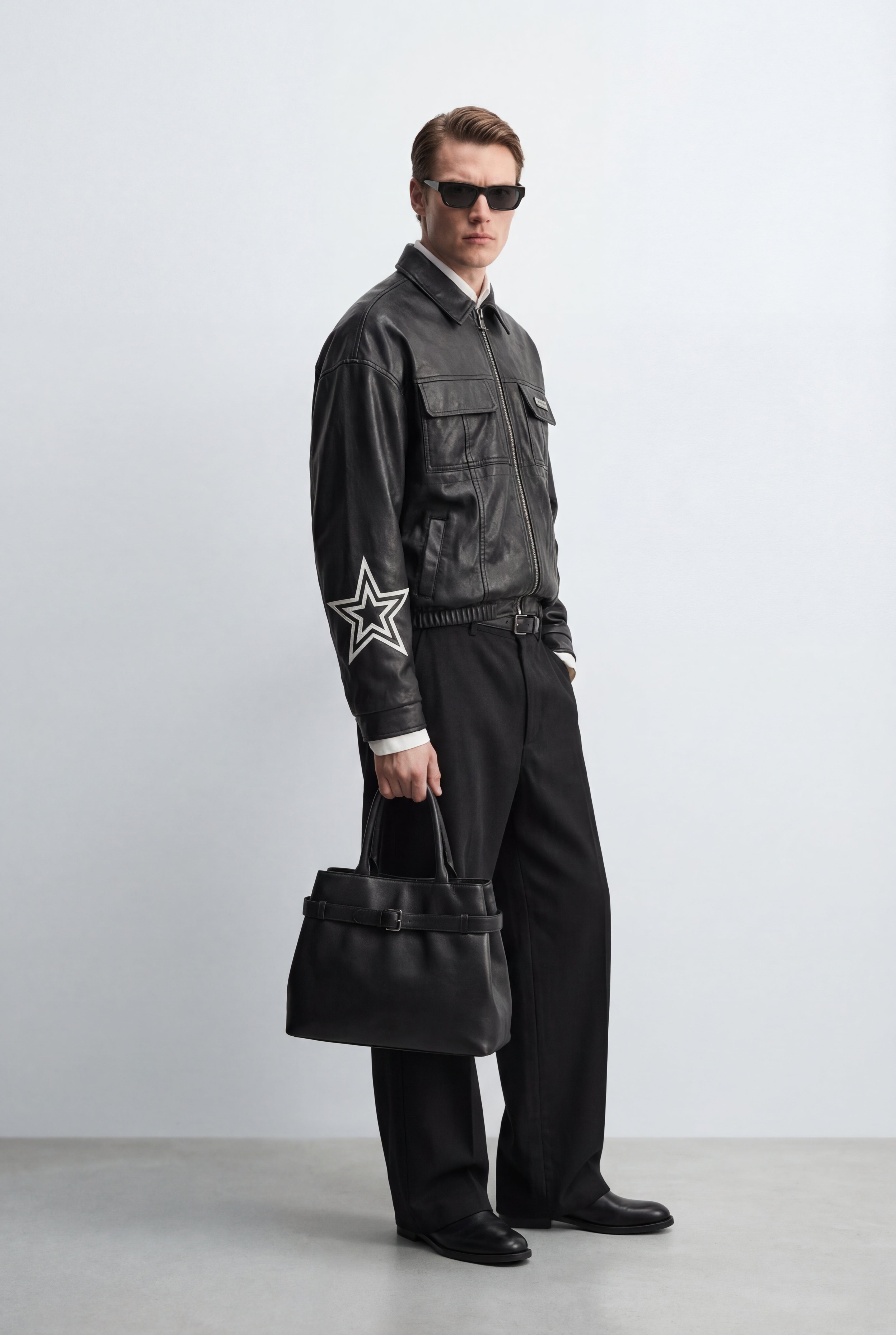 Vantix Moto Leather Jacket